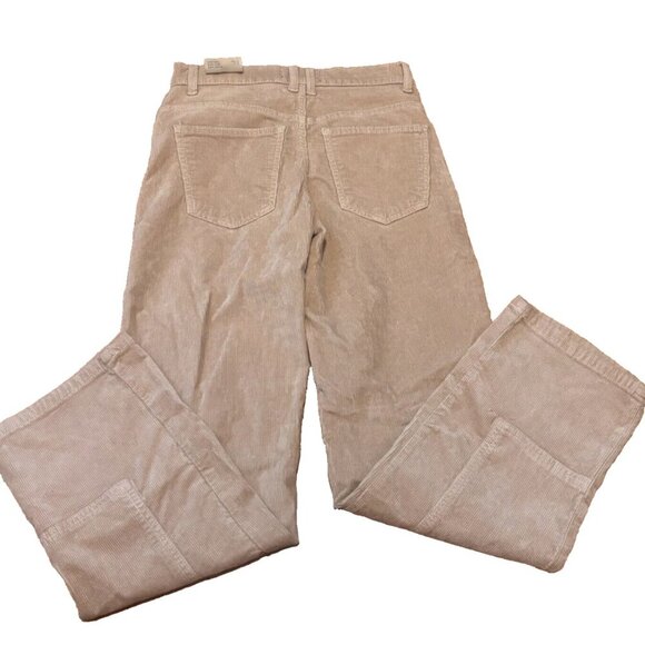 Free People We The Free Risk Taker High Rise Ivory Cord Jeans Size 25 NWT - Picture 3 of 7